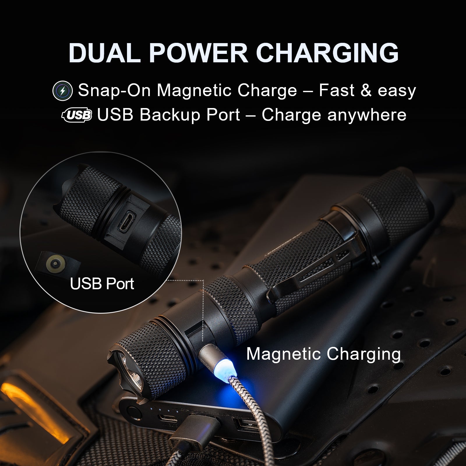 E9R GEN4 - 2,550 Lumen Tactical EDC Flashlight