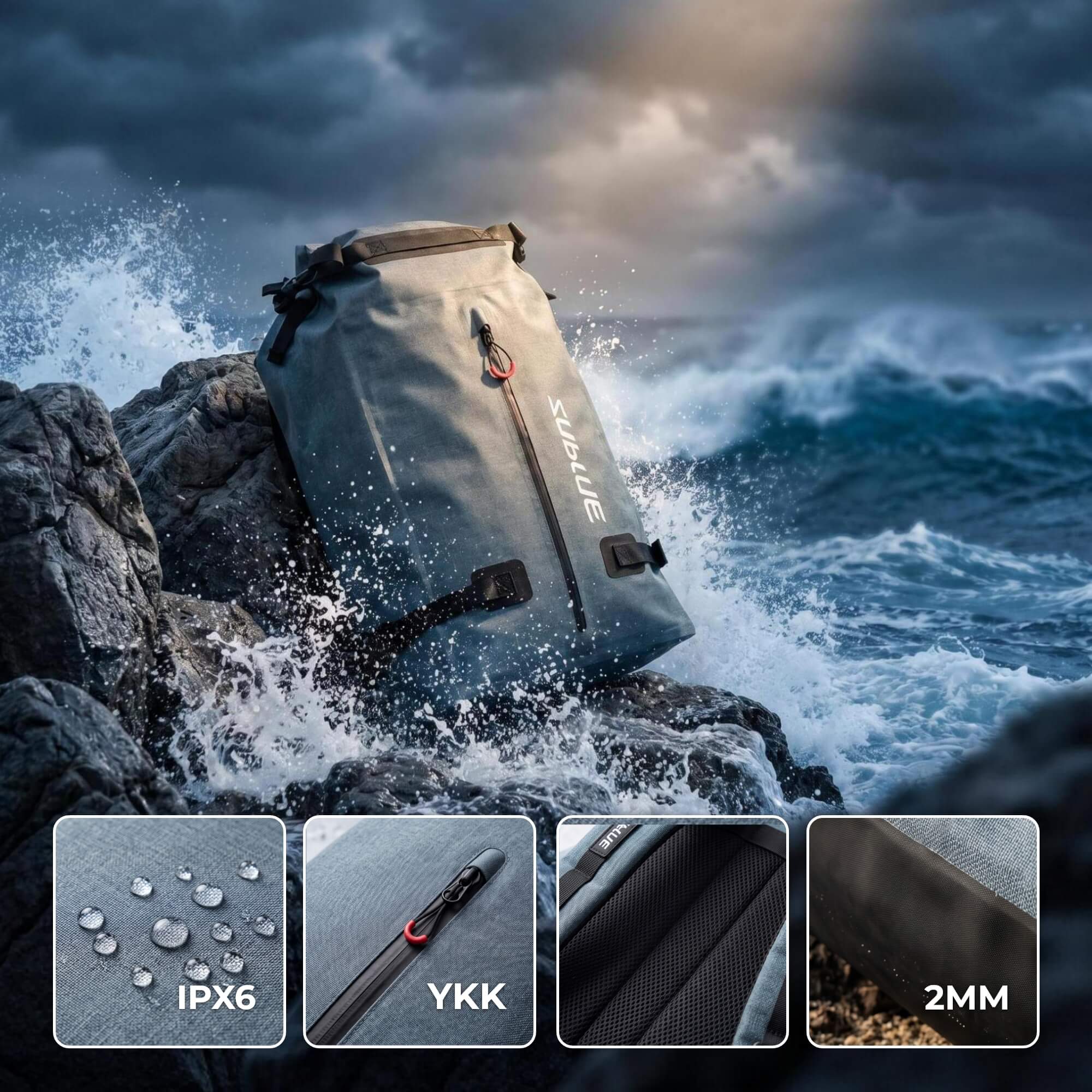 Waterproof Backpack 52L