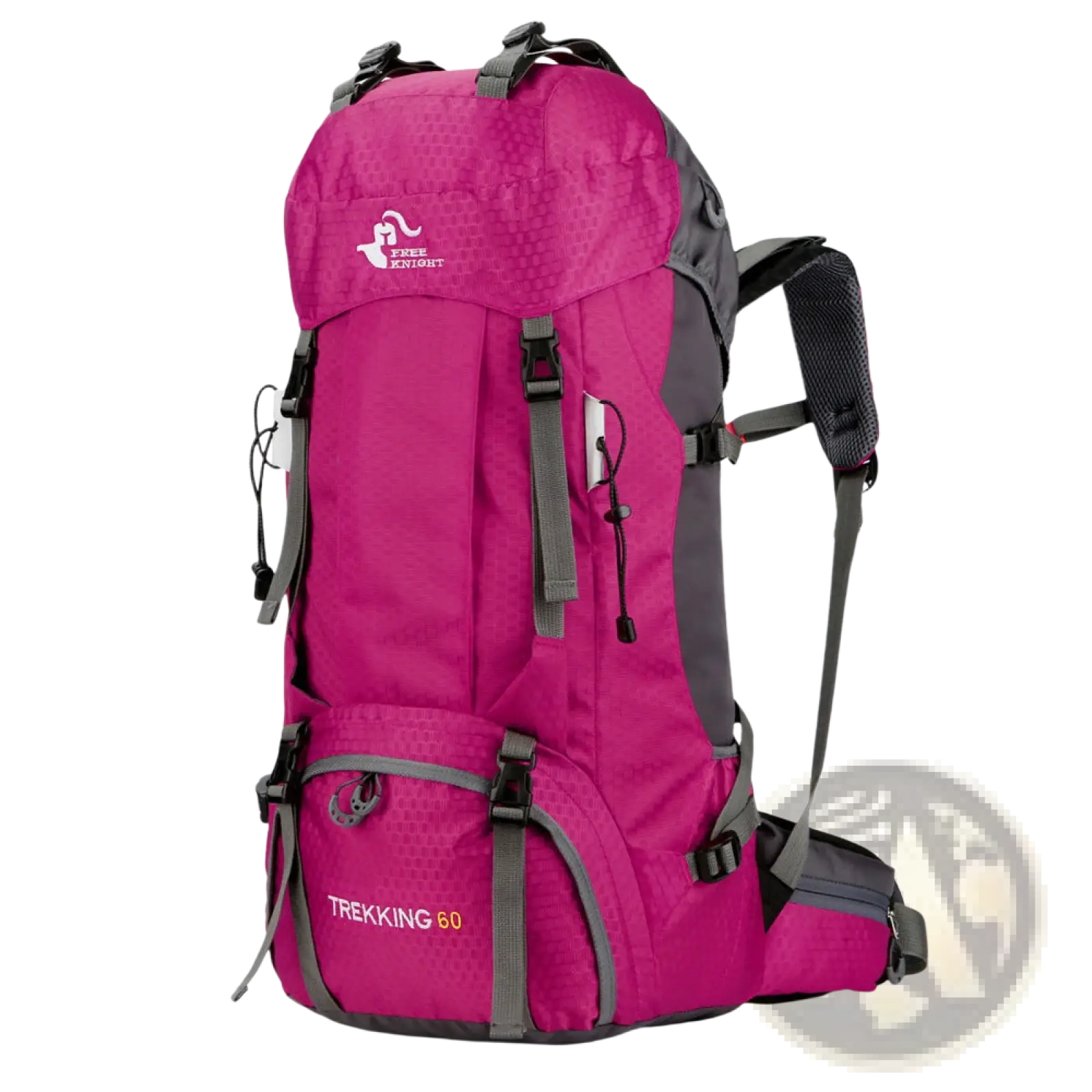60l Hiking Backpack Durable Trekking Mountaineering Bag