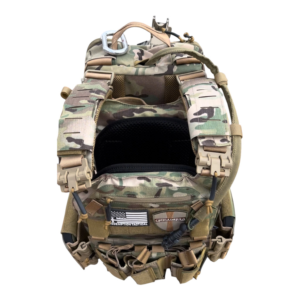 FULL KIT COMBO Crusader 2.0 V4 Armor COMBO PACKAGE LIGHTWEIGHT LEVEL IV (2) 10x12 Front/Back Plates, Mission Plate Carrier Bag