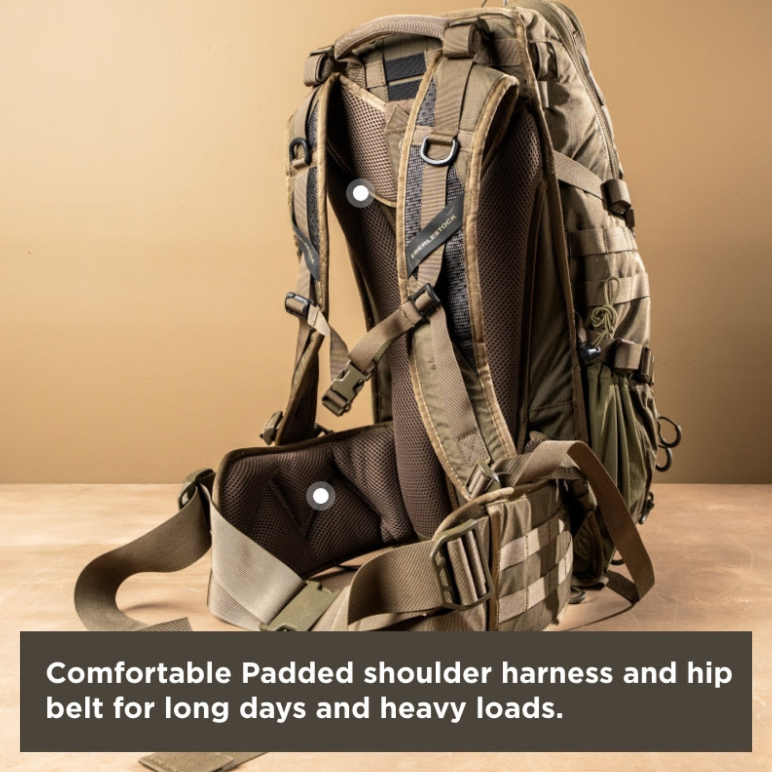 Eberlestock HiSpeed II - Lightweight and Ergonomic Backpack - 3-Day High-Mobility Pack