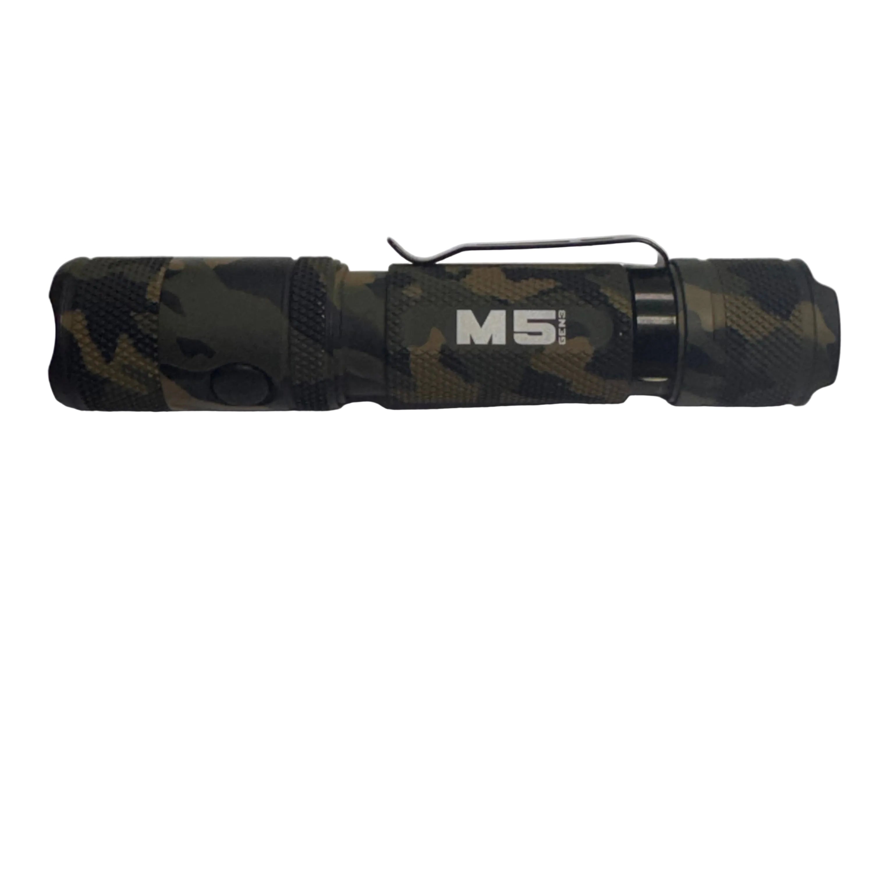 Powertac M5 Gen3 Tactical EDC Flashlight | 2030LM Super Bright | Auto-Magnetic Charge | IPX8 Waterproof & 2M Drop Resistant | 1-Inch Picatinny Mount Compatible