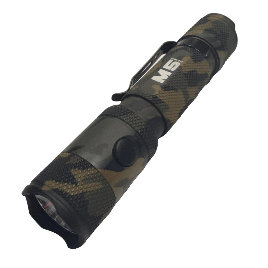Powertac M5 Gen3 Tactical EDC Flashlight | 2030LM Super Bright | Auto-Magnetic Charge | IPX8 Waterproof & 2M Drop Resistant | 1-Inch Picatinny Mount Compatible