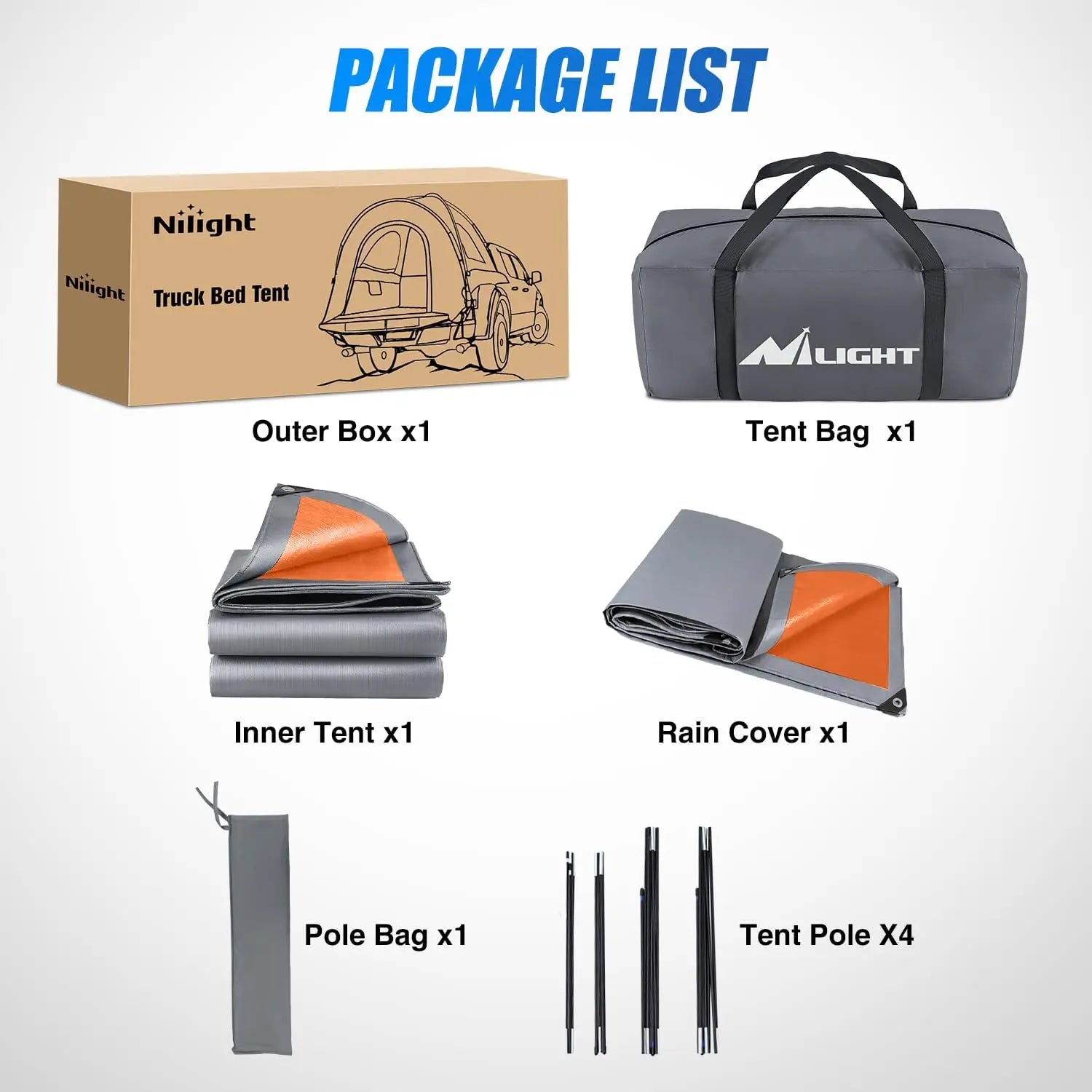 Two Person Truck Bed Tent Waterproof Outdoor Camping