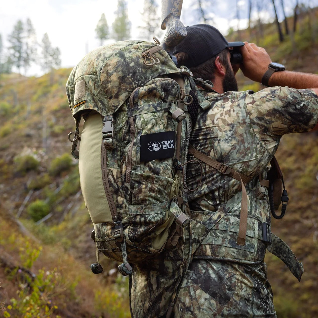 Eberlestock Team Elk Pack - Lightweight Hunting Pack w/ Rifle Scabbard