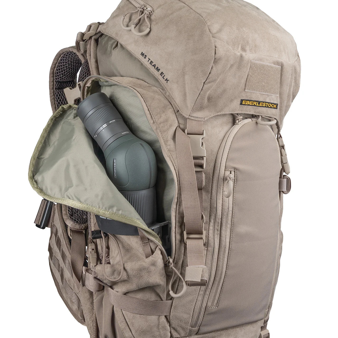 Eberlestock Team Elk Pack - Lightweight Hunting Pack w/ Rifle Scabbard