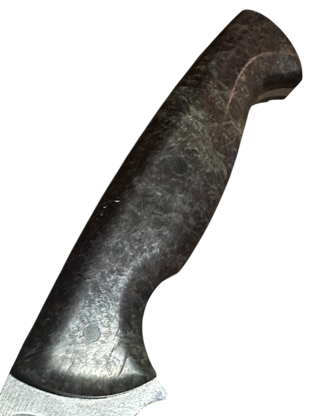 80CrV2 Compact Field Knife Huse Knives Stabilized Maple Forged in Fire Champion Sharp Blade Texas Made