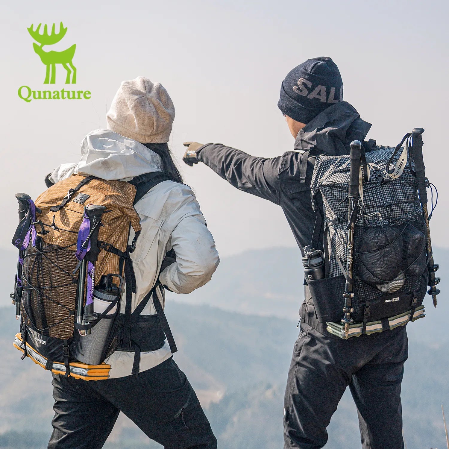 Large-capacity Hiking Backpack, Outdoor Lightweight & Waterproof Daypack, 30-35L