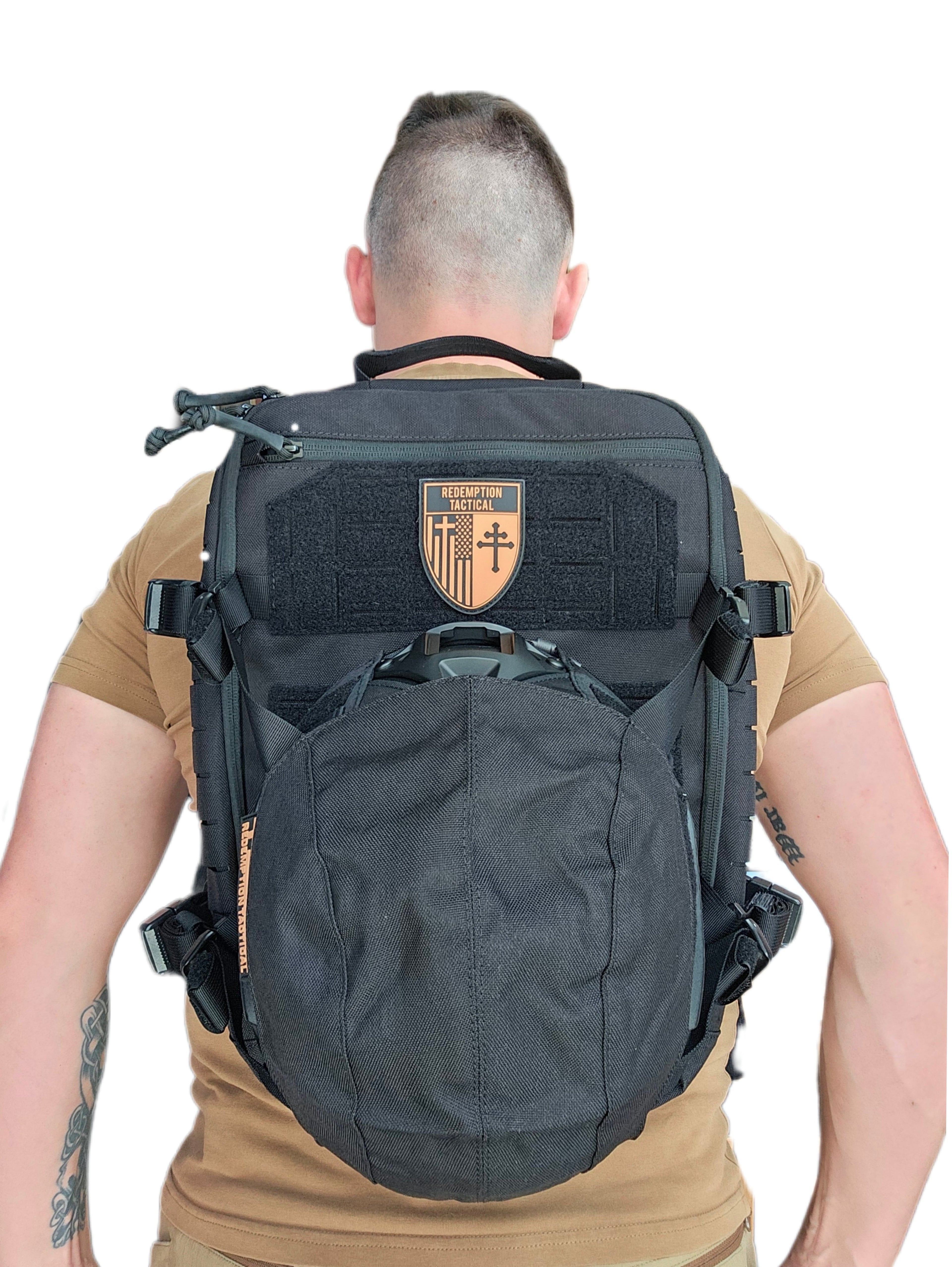 Redemption Tactical® Crusader Flatpack Plate Carrier Bag + Hydration Bladder