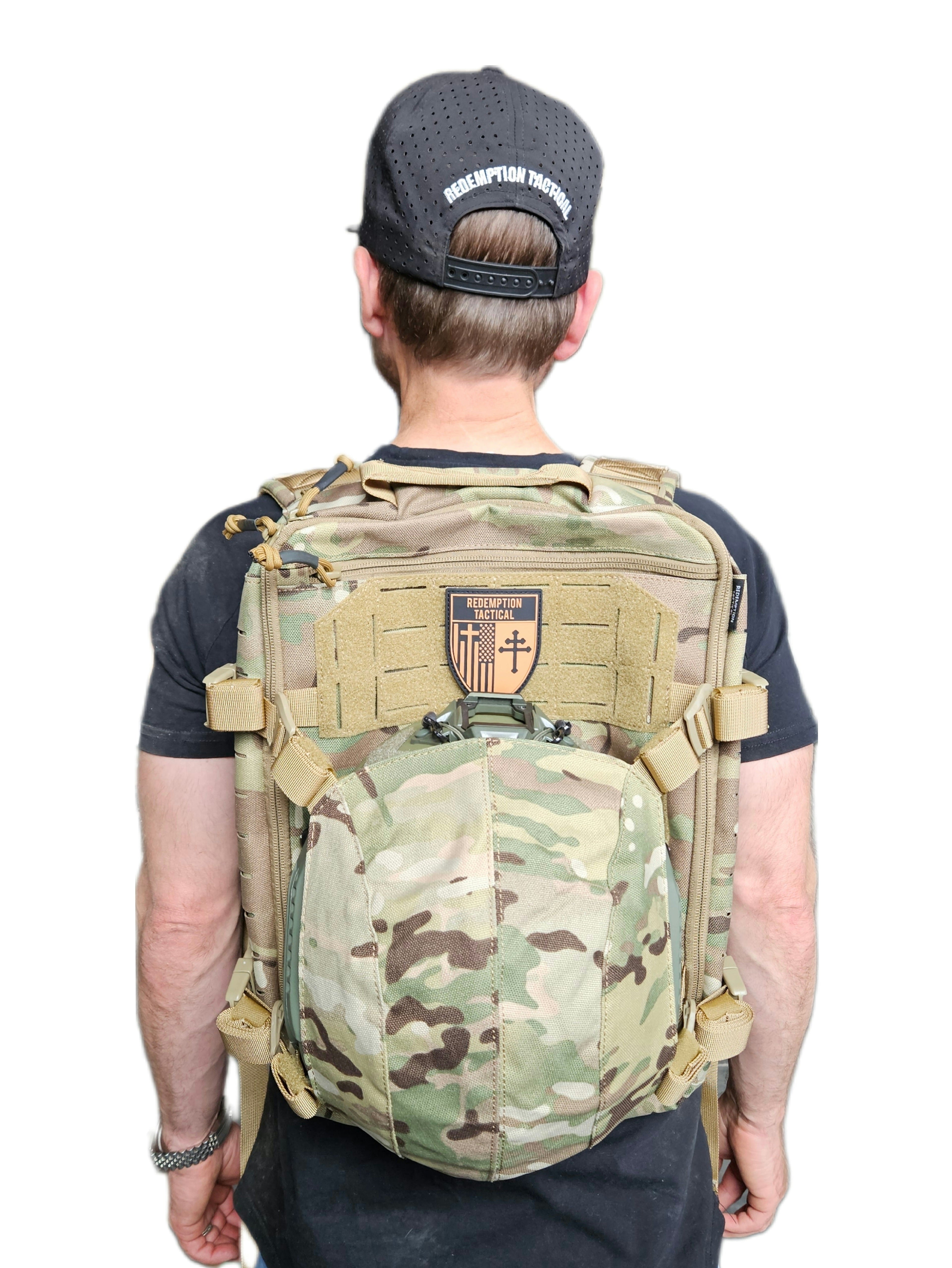 Redemption Tactical® Crusader Flatpack Plate Carrier Bag + Hydration Bladder